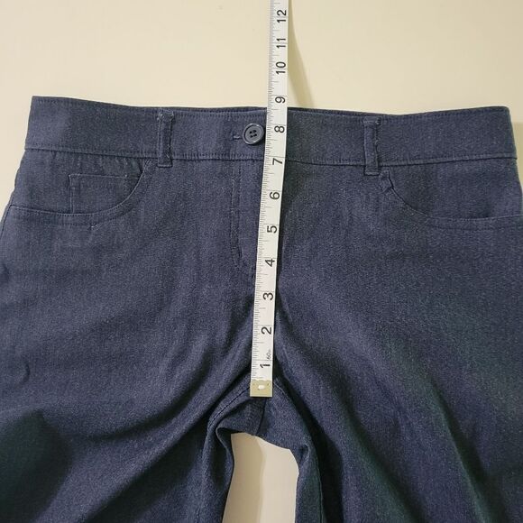 Van Heusen Women's Navy Slim Fit Denim Stretch Trouser Jeans - Picture 6 of 14